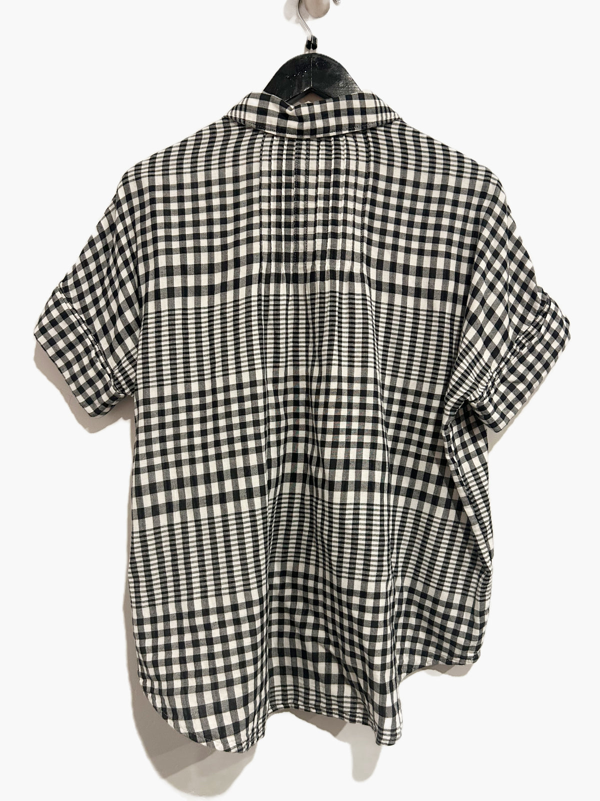 Madewell Courier Pintuck-Back Shirt in Doublefaced Plaid - Small