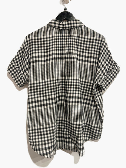 Madewell Courier Pintuck-Back Shirt in Doublefaced Plaid - Small