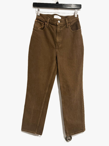 Abercrombie & Fitch Brown Straight Leg Jeans - 25