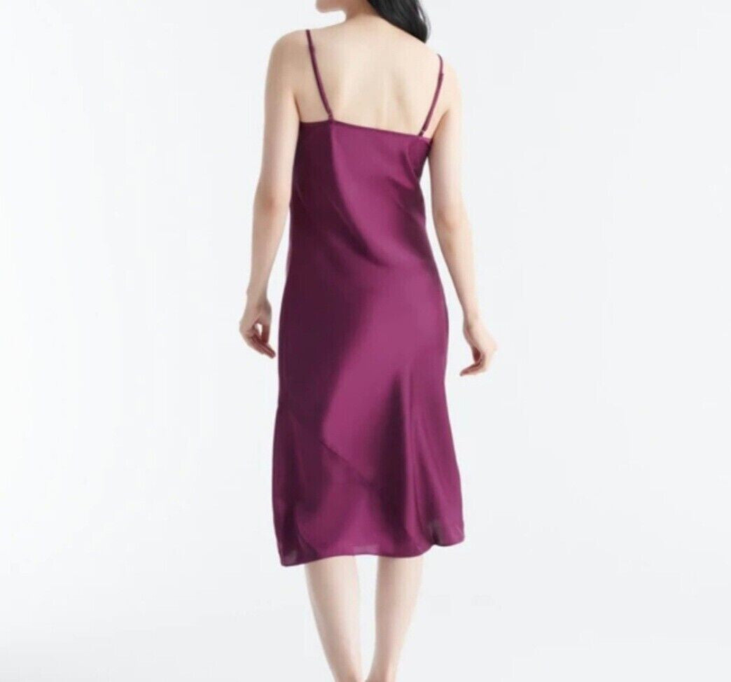 Knix NWT Papaya Slip Dress in Dark Amethyst - Small