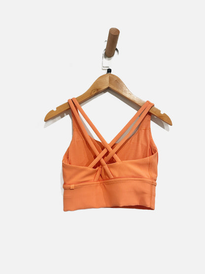 Lululemon Energy Longline Orange Sports Bra - 4