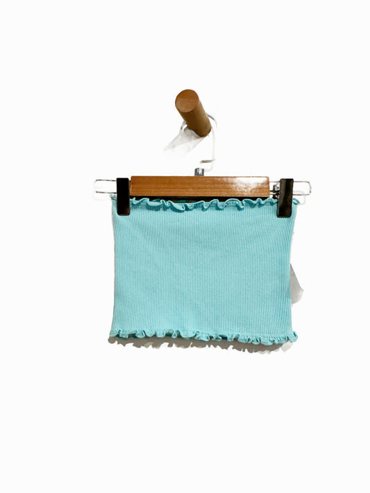 Free People Blue Ribbed Tube Top - XS/S