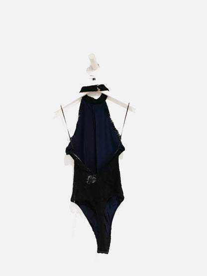 Free People NWT Black Miley Bodysuit - Small
