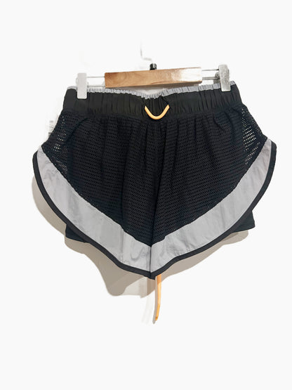 Free People Run For The Hills Shorts in Black Combo - XS