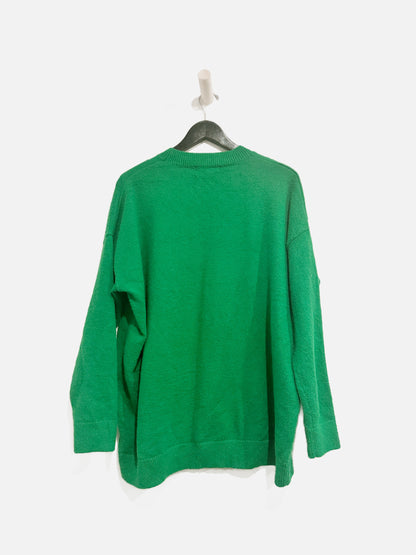 Motel Green “Pinky Promise” Oversized Sweater - Small