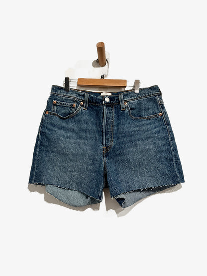Levi's 501 Mid Thigh Shorts in Broken Midnight - 29