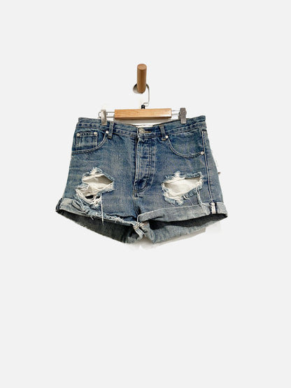 One by One Teaspoon Outlaw Denim Shorts - 27