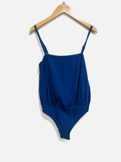 Free People Marissa Bodysuit in Primary Blue - XS