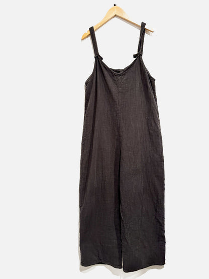 Billabong Black Button Jumpsuit - Large