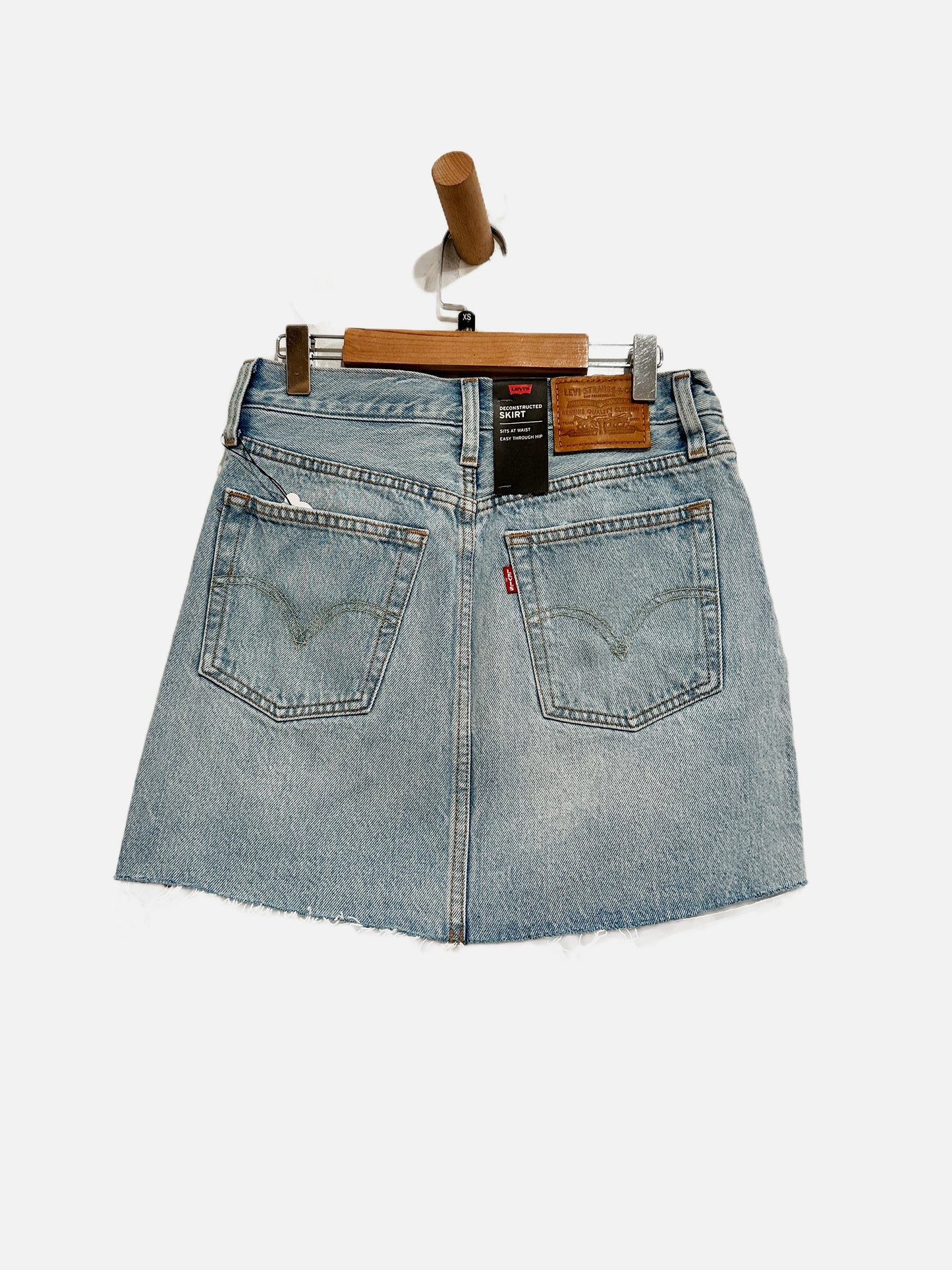 Levi's Deconstructed Skirt in Zip Through - 24