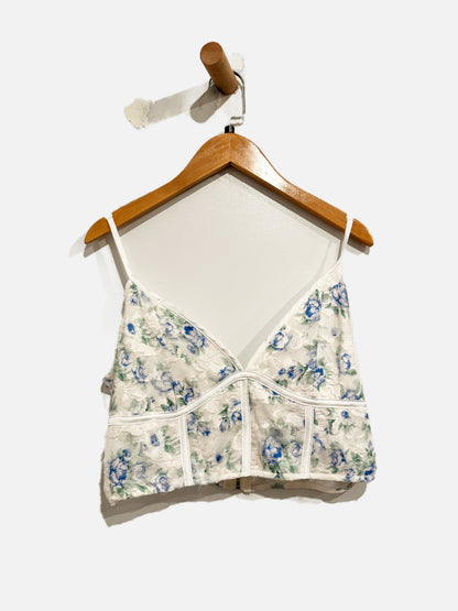 Mimosa White and Blue Jolene Lace Set - Large