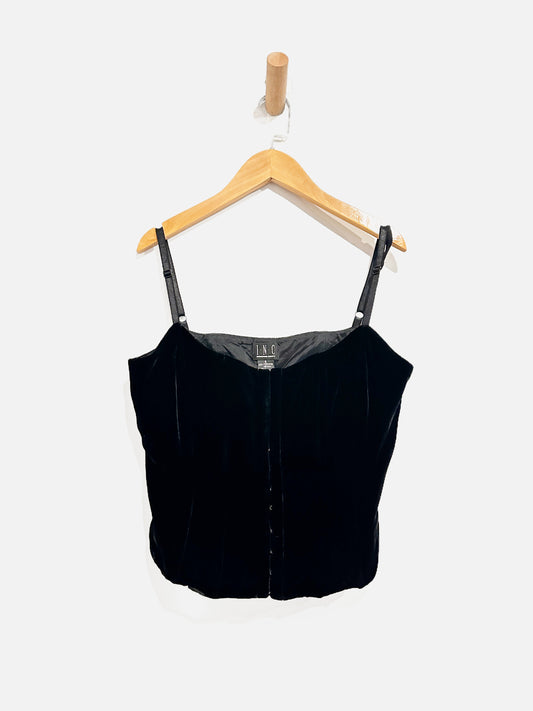 INC Vintage Black Corset Top - 8