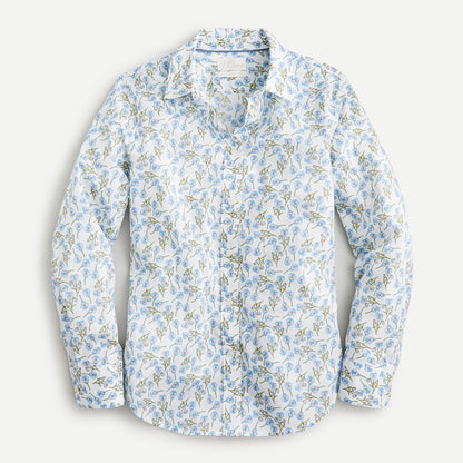 J.Crew White and Blue Floral Button Down - 14