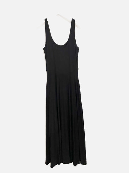 Athleta Santorini Black Midi Dress - Small