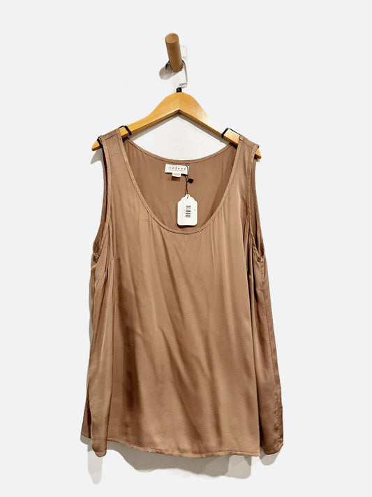 Velvet by Graham & Spencer Brown Tank - Large