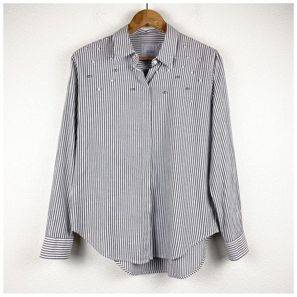 Rails Taylor Striped Pearl Shirt in Florence Size Small