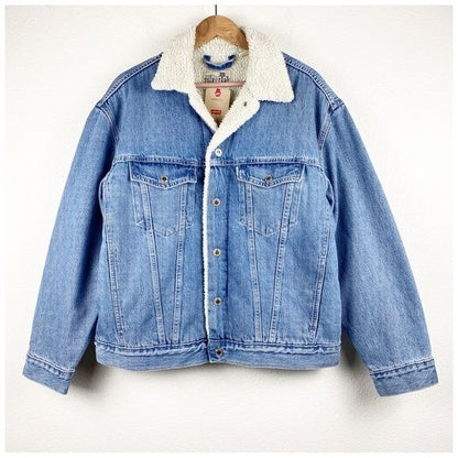 Levi's NWT Silvertab Sherpa Jacket in Blue Moon Size Small