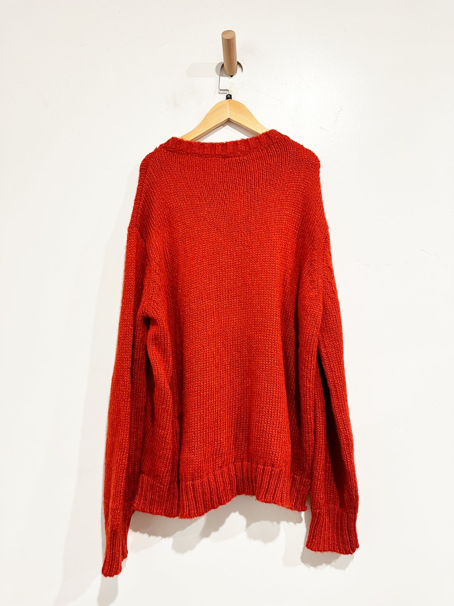 Wooden Ships Red Joy Sweater - XL