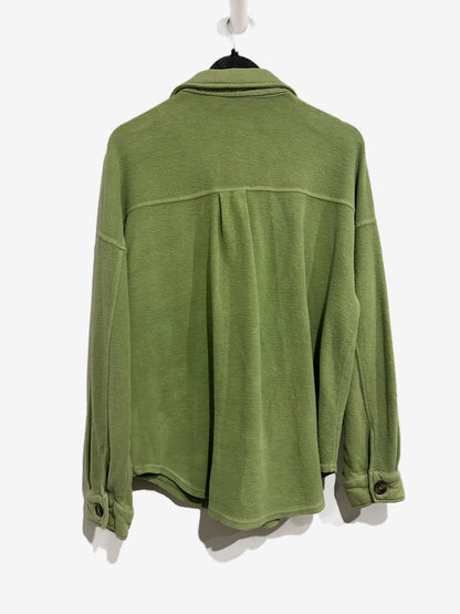 Green Oversized Shacket - Large