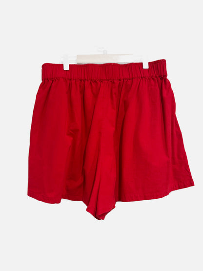 Free People Donnie Short Set in Cherry - Large