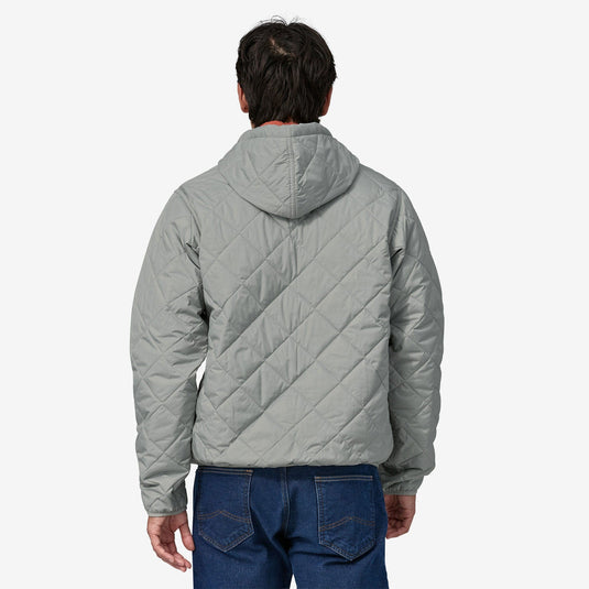 Patagonia Diamond Quilted Bomber Hoody in Sleet Green - Small
