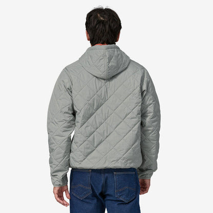 Patagonia Diamond Quilted Bomber Hoody in Sleet Green - Small