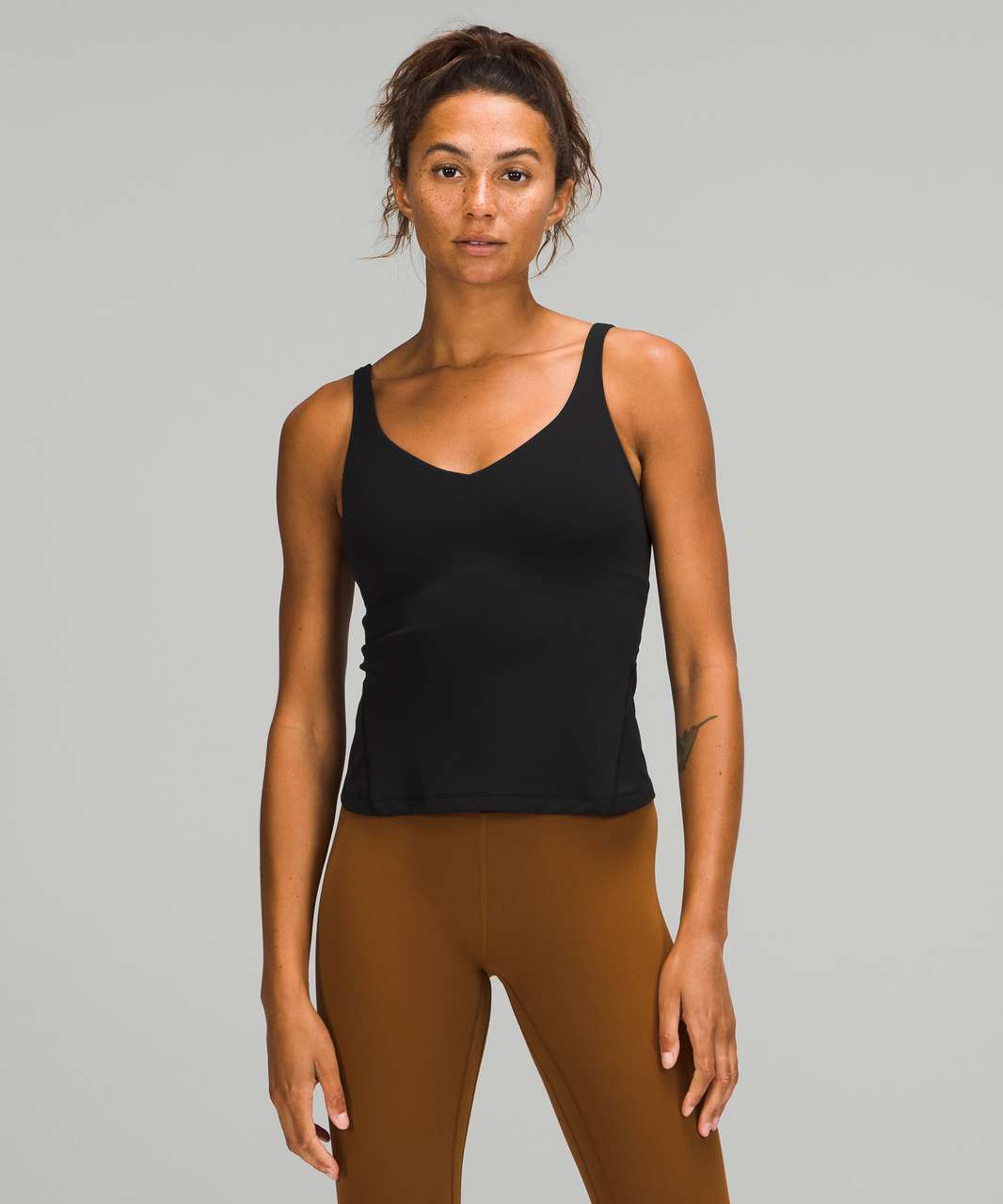 Lululemon Align Waist-Length Tank Top in Black - 14