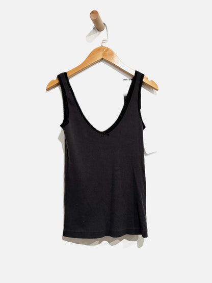 NWT Brandy Melville Black Lace Trim Tank