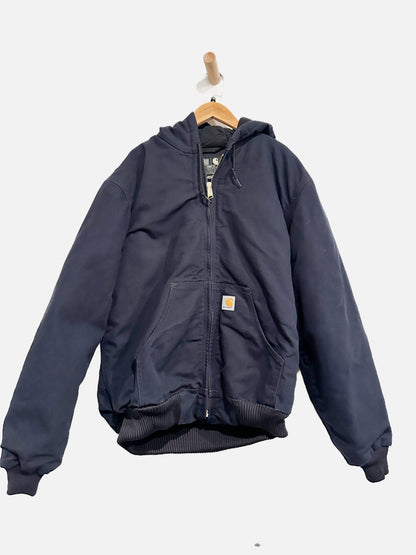 Carhartt Navy Canvas Jacket - Medium