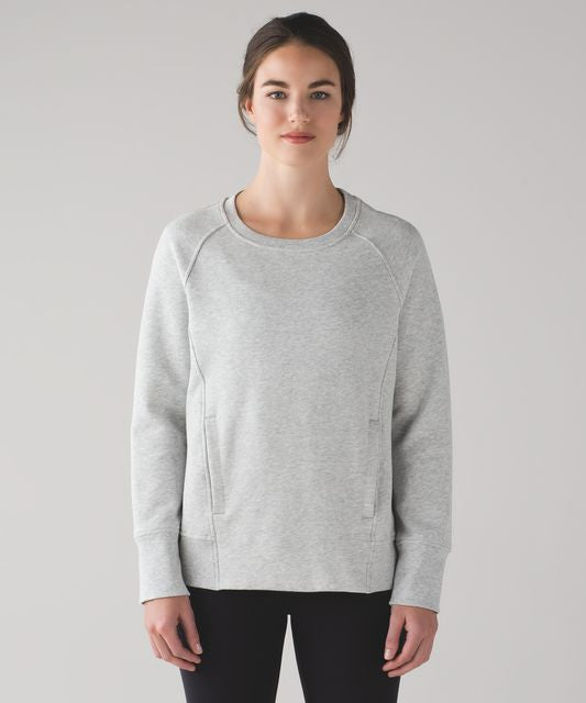 Lululemon Back To It Crew in Heathered Vapor - 12
