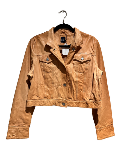 Gap Vintage Tan Leather Jacket