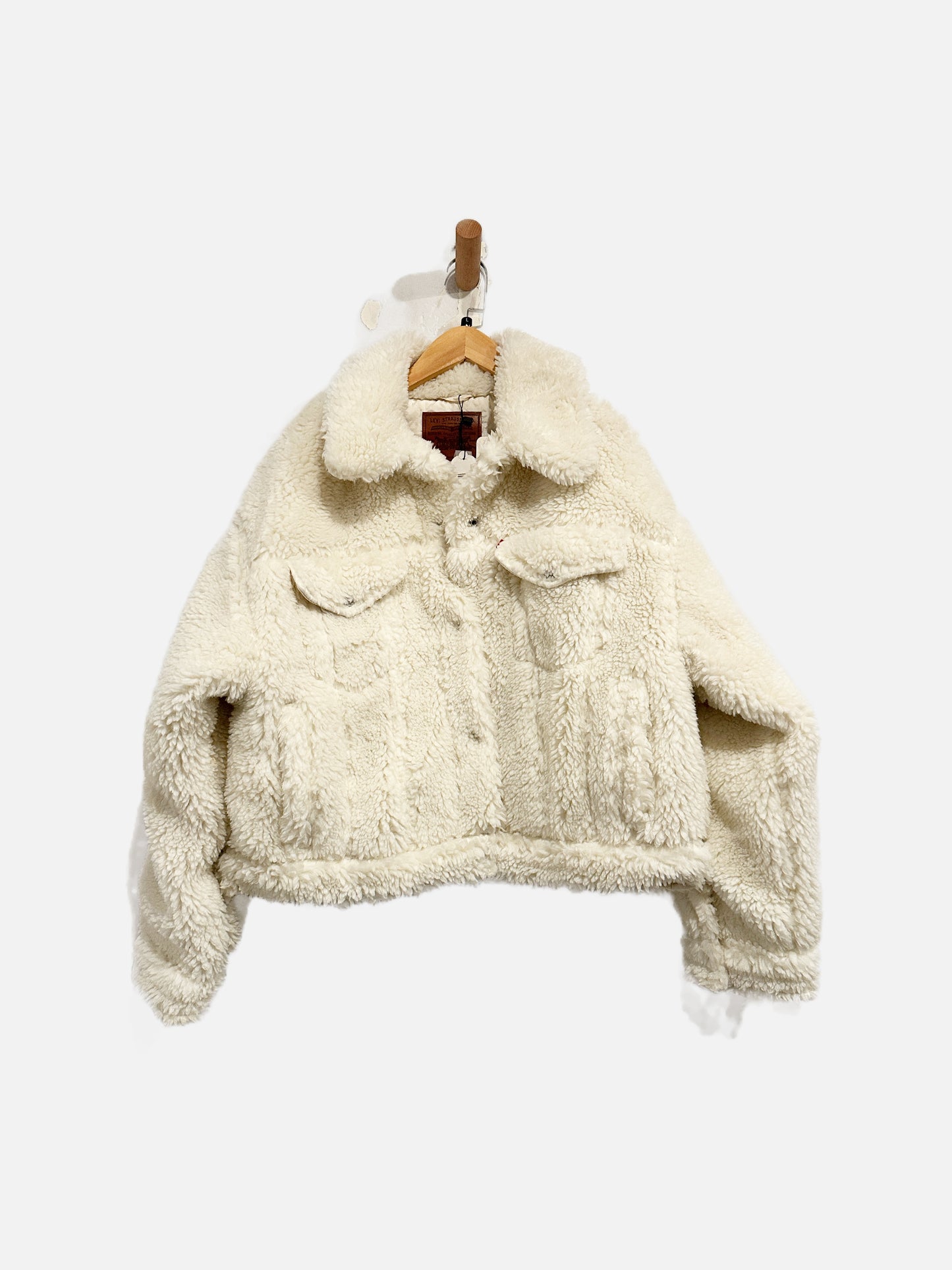 Levi's NWT White Sherpa Jacket - Large