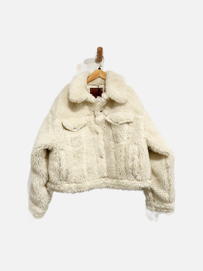 Levi's NWT White Sherpa Jacket - Large