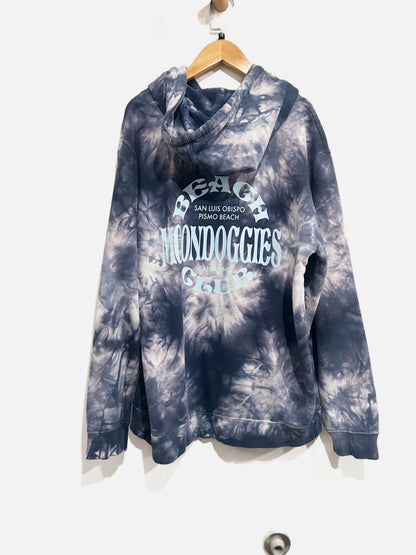 Moondoggies Blue Tie Dye Hoodie - Medium