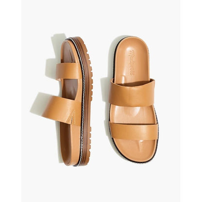 Madewell Preston Sporty Slides in Desert Camel - 8.5