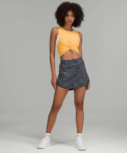 Lululemon Hotty Hot High-Rise Skirt in Diamond Dye Pitch Grey - 4