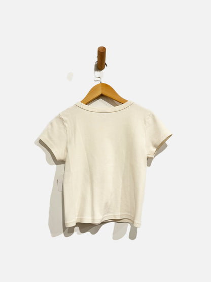John Galt Cowboy Cream Graphic Baby Tee
