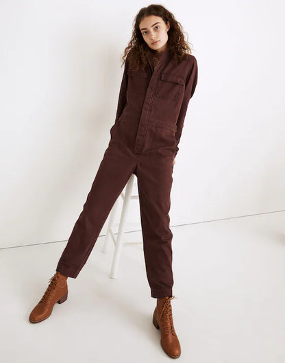 Madewell Brown Utility Coveralls - Large