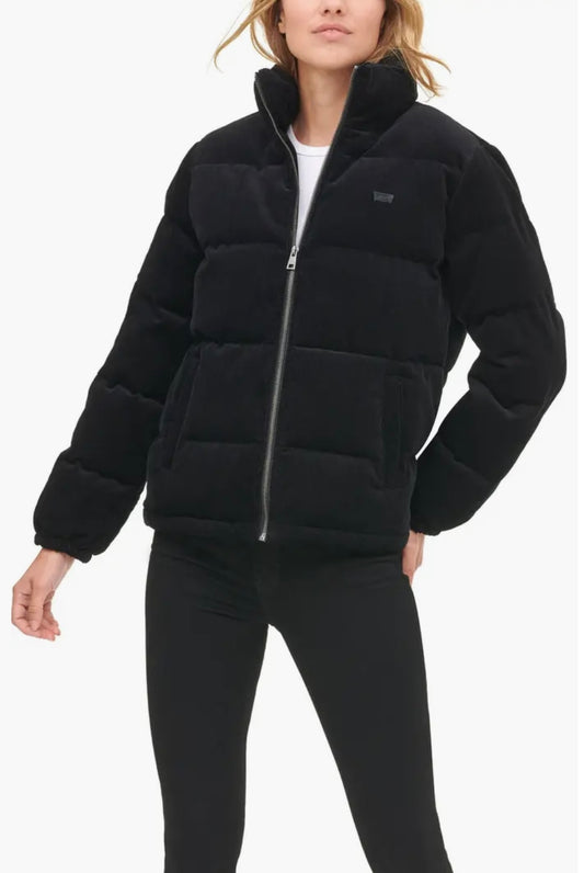 Levi’s Black Corduroy Puffer - Small