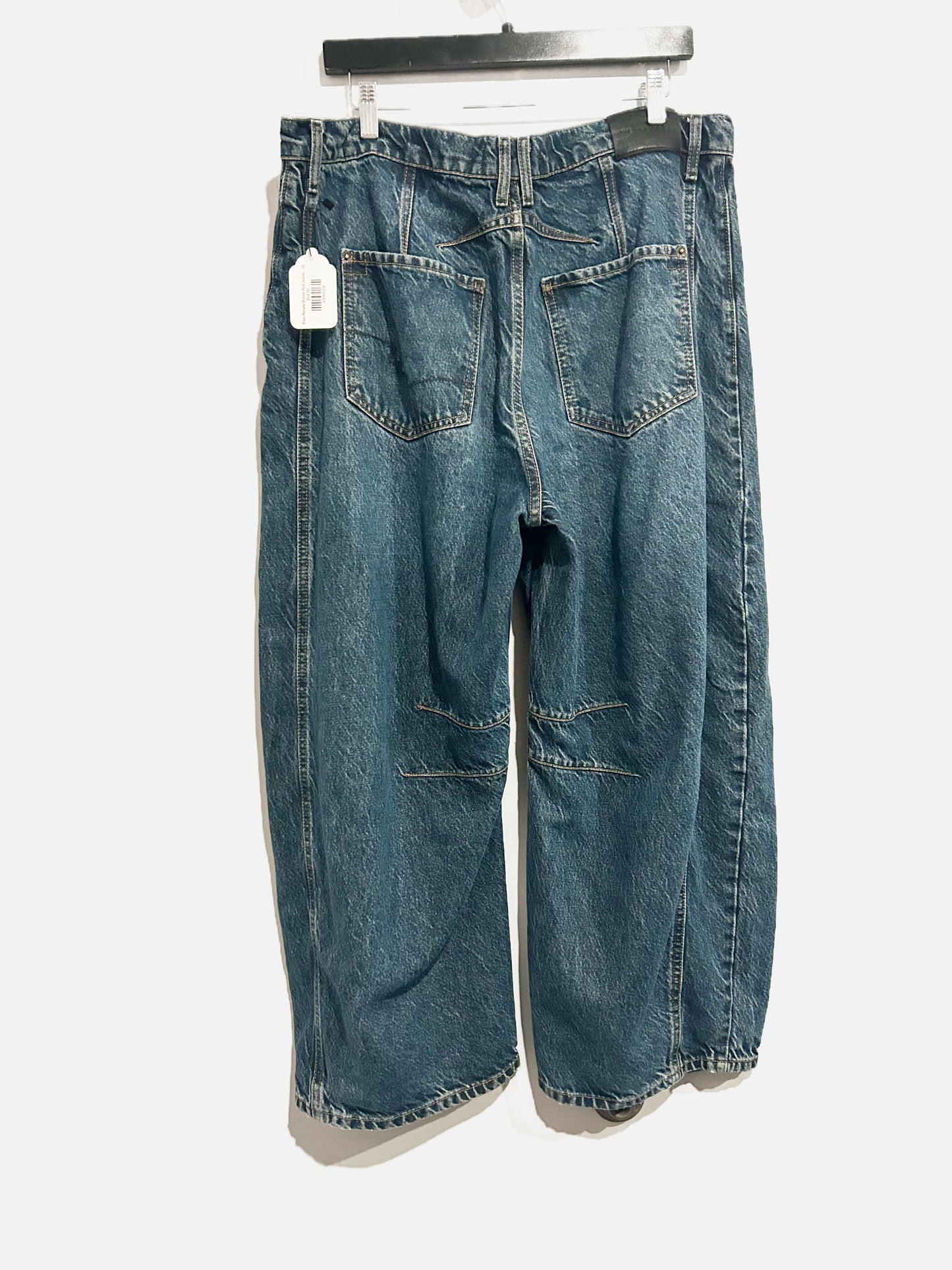 Free People Good Luck Mid-Rise Barrel Jeans- 33