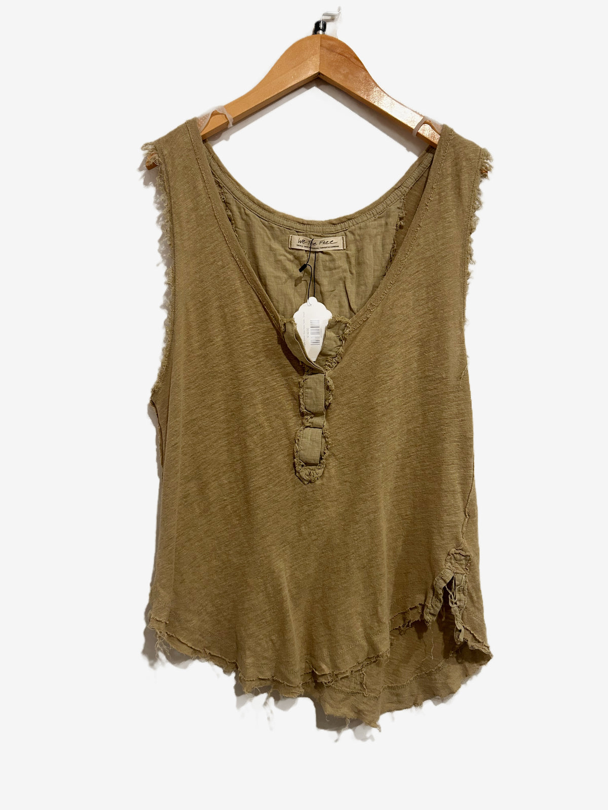 Free People Vacay Tank in Cypress Green - Small