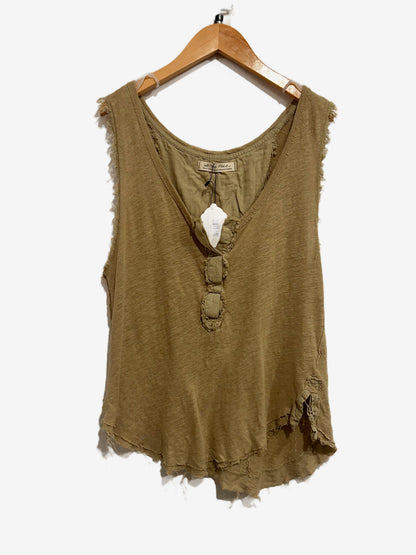 Free People Vacay Tank in Cypress Green - Small