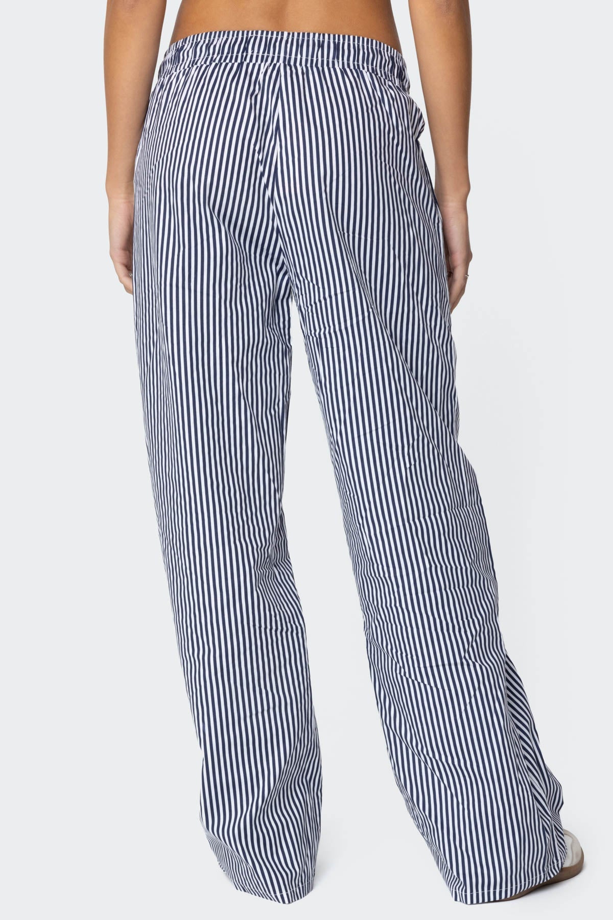 Edikted Seaside Striped Pants in Blue - Small