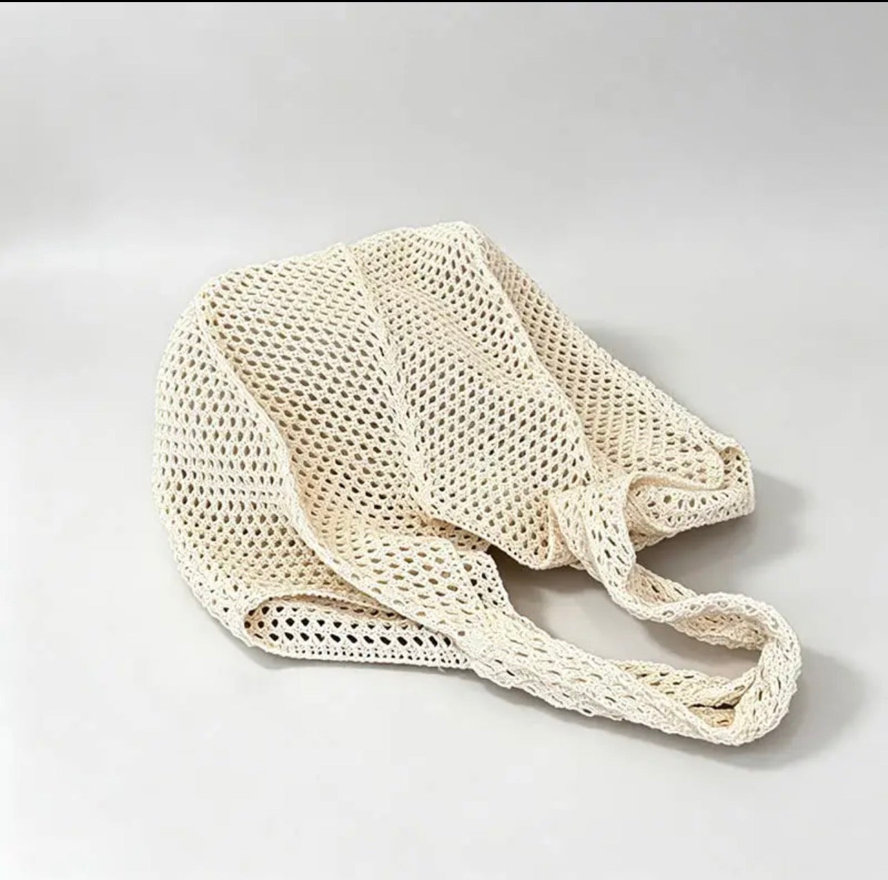 Handmade Crochet Mesh Tote