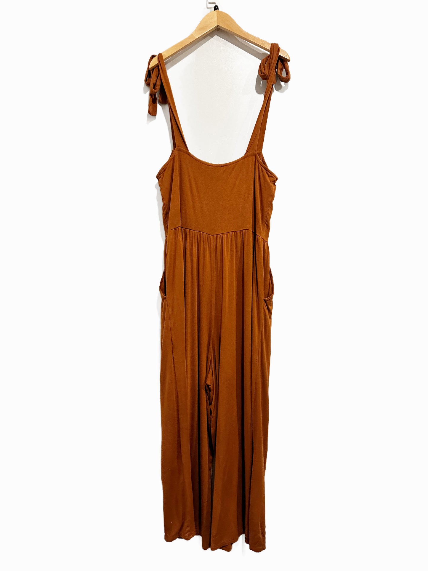 American Eagle Burnt Orange Jumpsuit - Large