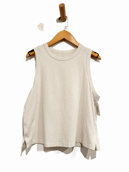 Lululemon Classic Fit Cotton Blend Tank in White