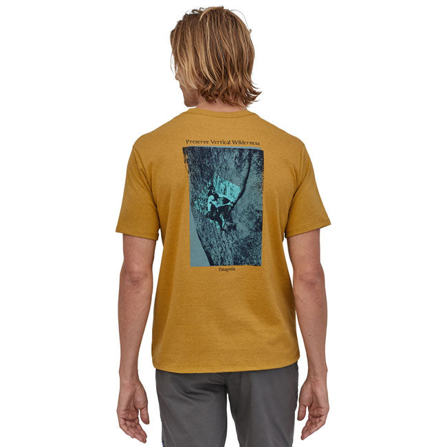 Patagonia Granite Magic Pocket ResponsibiIli-Tee in Hawk Gold - Medium