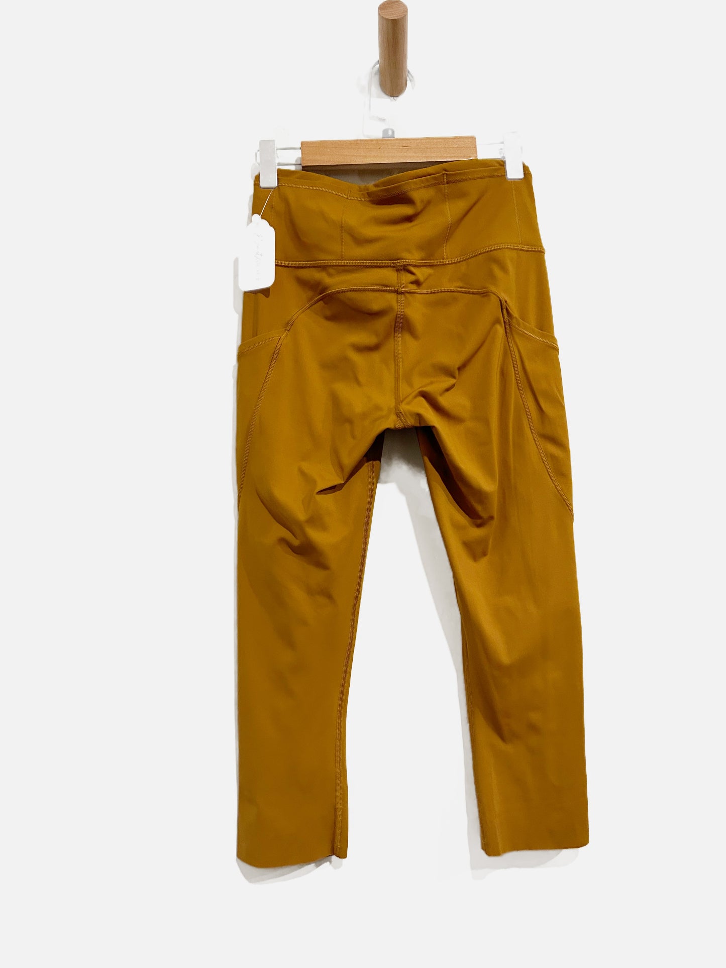 Lululemon Fast and Free Crop II Leggings in Spice Bronze -4