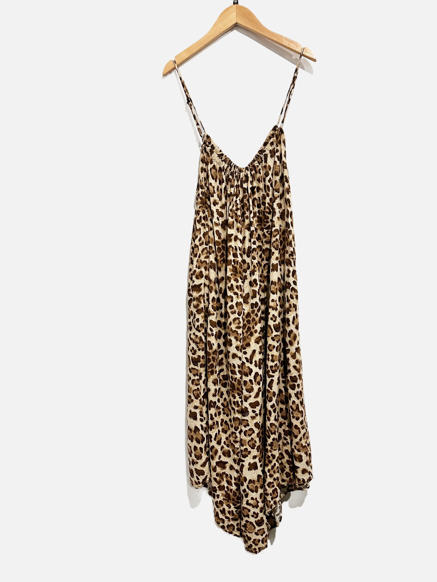 $$ Tysa Leopard Print Jumpsuit - 0/1