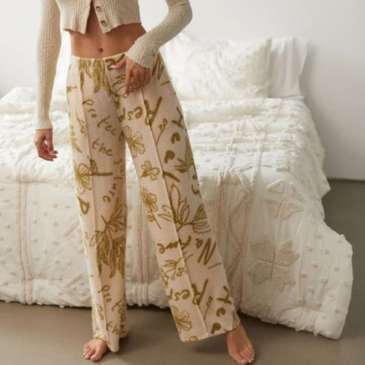Urban Outfitters Out From Under Fleece Floral Lounge Pants - Large